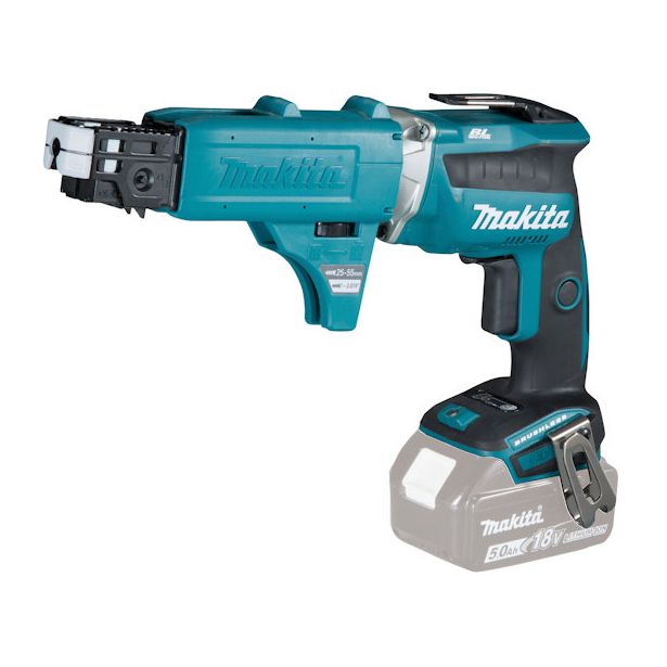 Akkuruuvinväännin Makita LXT DFS452ZJX3, 18V, ilman akkua + 3 kasettia + laukku