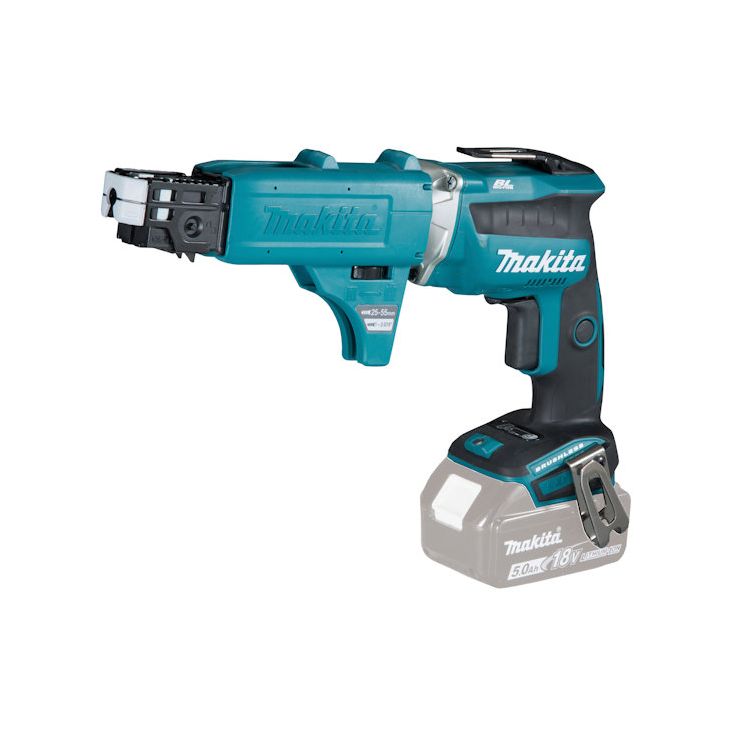 Akkuruuvinväännin Makita LXT DFS452ZJX3, 18V, ilman akkua + 3 kasettia + laukku