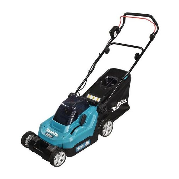 Akkuruohonleikkuri Makita LXT DLM382PM2, 2x18V, 2x4.0Ah akuilla