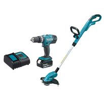 Akkukonesarja Makita LXT Combokit DLX2114S, 2 konetta, 18V, 3.0Ah akulla