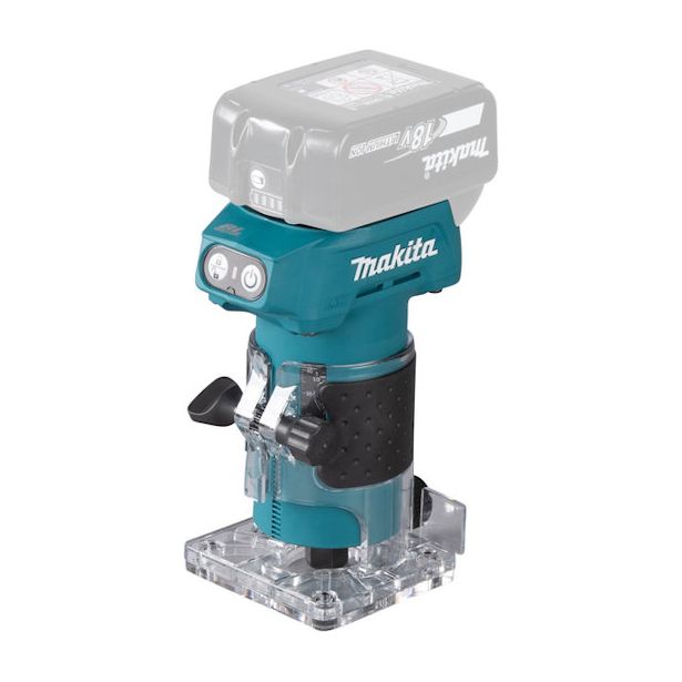 Käsijyrsin Makita LXT DRT50Z, 18V, ilman akkua