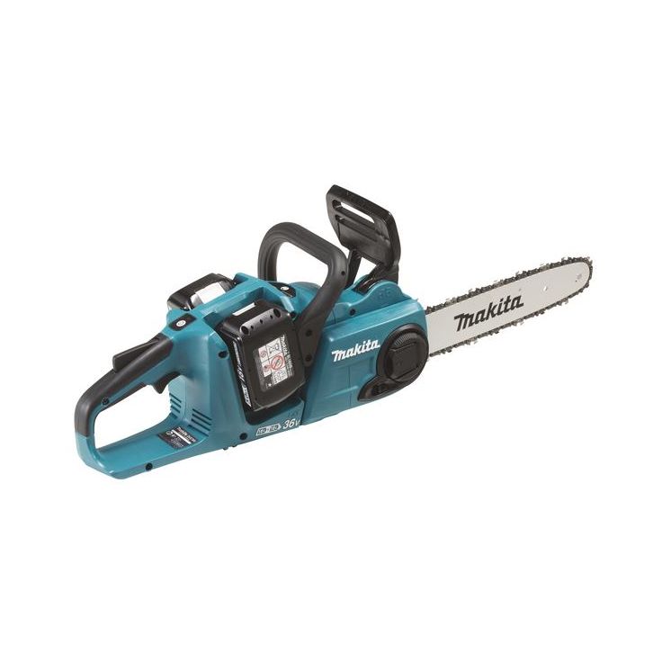 Akkuketjusaha Makita LXT DUC303PT2, 2x18V, 2x5.0Ah akuilla