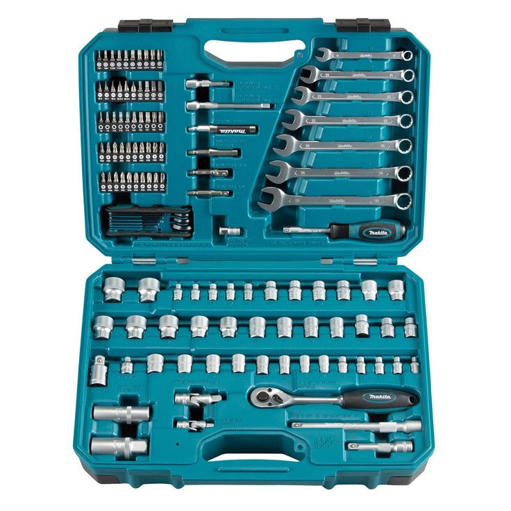 Työkalusarja Makita E-06616, 120-osainen