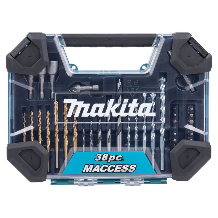 Poranterä-/kärkisarja Makita E-22573, 38-osaa