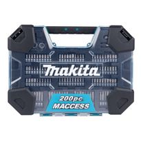 Poranterä-/kärkisarja Makita E-22610, 200-osainen