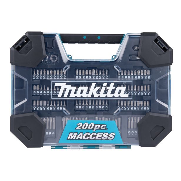 Poranterä-/kärkisarja Makita E-22610, 200-osaa