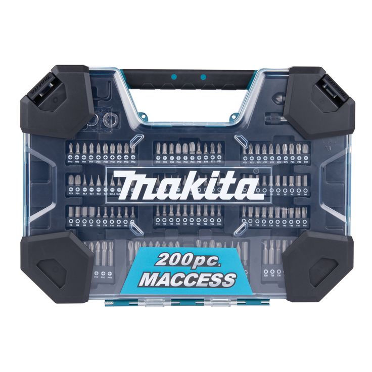 Poranterä-/kärkisarja Makita E-22610, 200-osaa