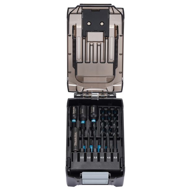 Poranterä- ja ruuvauskärkisarja Makita E-22850 Impact Black, 31 osaa, XGT-akkukotelossa