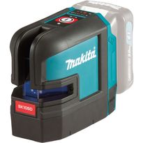 Ristiviivalaser Makita SK105GDZ, punainen, ilman akkua, Verkkokaupan poistotuote