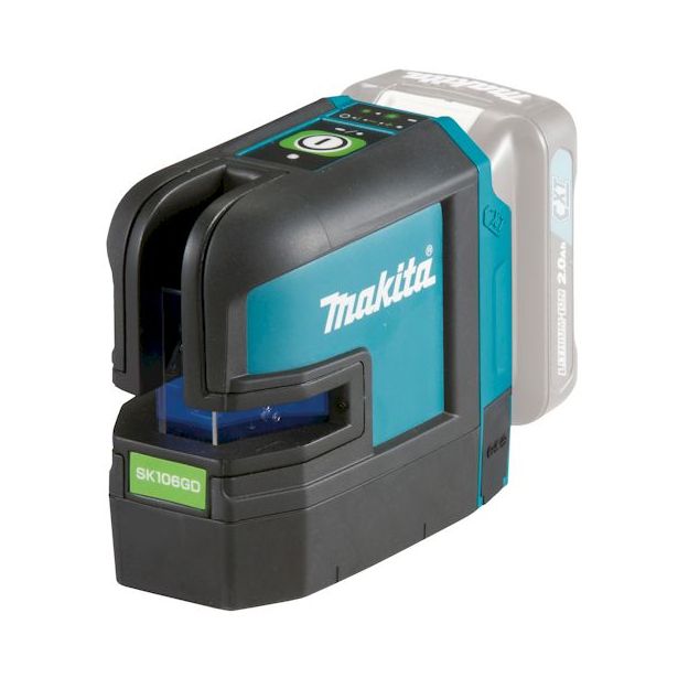 Yhdistelmälaser Makita CXT SK106GDZ runko, 18V, ilman akkua