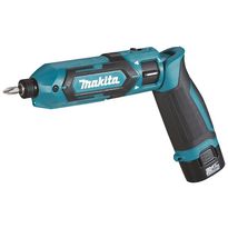 Iskevä sauvaruuvinväännin Makita TD022DSJ, 7.2V, 2x1.5Ah akuilla + laukku