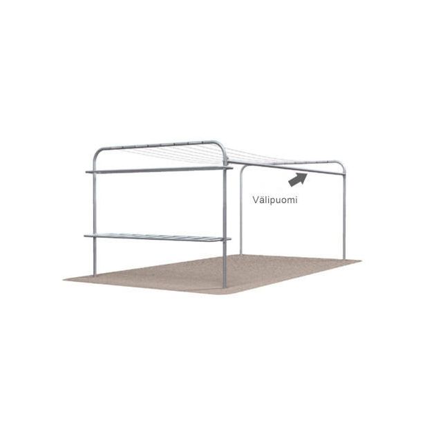 Välipuomi Markki, 0063 telineeseen, tummanharmaa