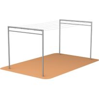 Pyykinkuivausteline Markki, 2 x pääty, 2 m valettava
