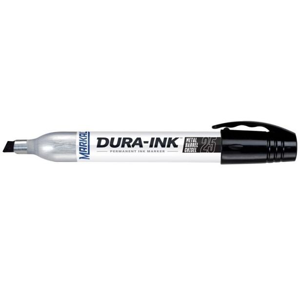 Huopakynä Markal Dura-Ink 25, viistokärki 3mm, musta