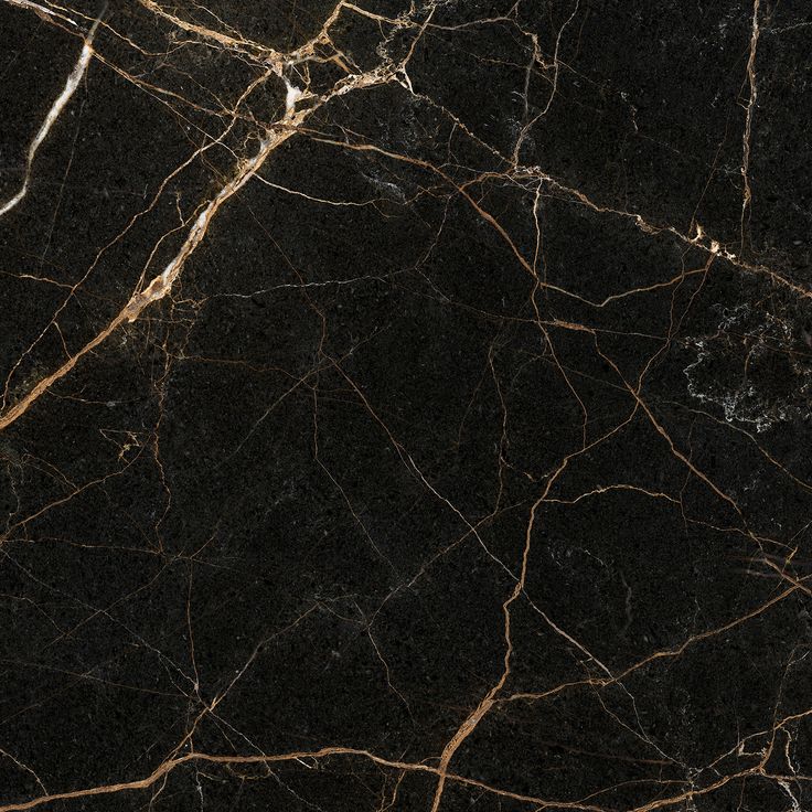 Lattialaatta GoldenTile Marmo Perlanera, 60x60cm, musta