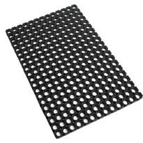 Rengasmatto Domino 80x120cm, musta