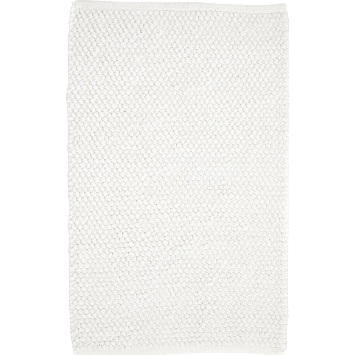 Kylpyhuoneen matto Olivia 70x110cm, valkoinen