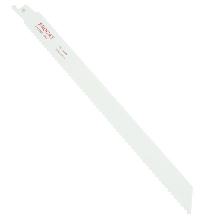 Puukkosahanterä Procat S1522DF, 250mm/6tpi, puulle 3kpl/pkt