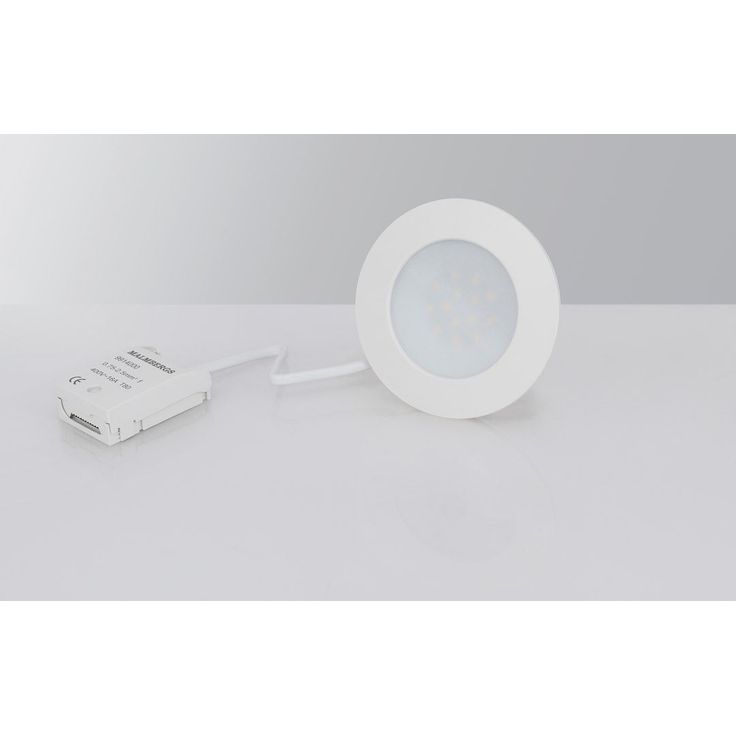 LED-alasvalo Malmbergs MD-232 10W, IP44, valkoinen