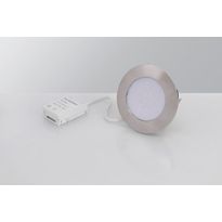 LED-alasvalo Malmbergs MD-232 10W, IP44, satiinikromi