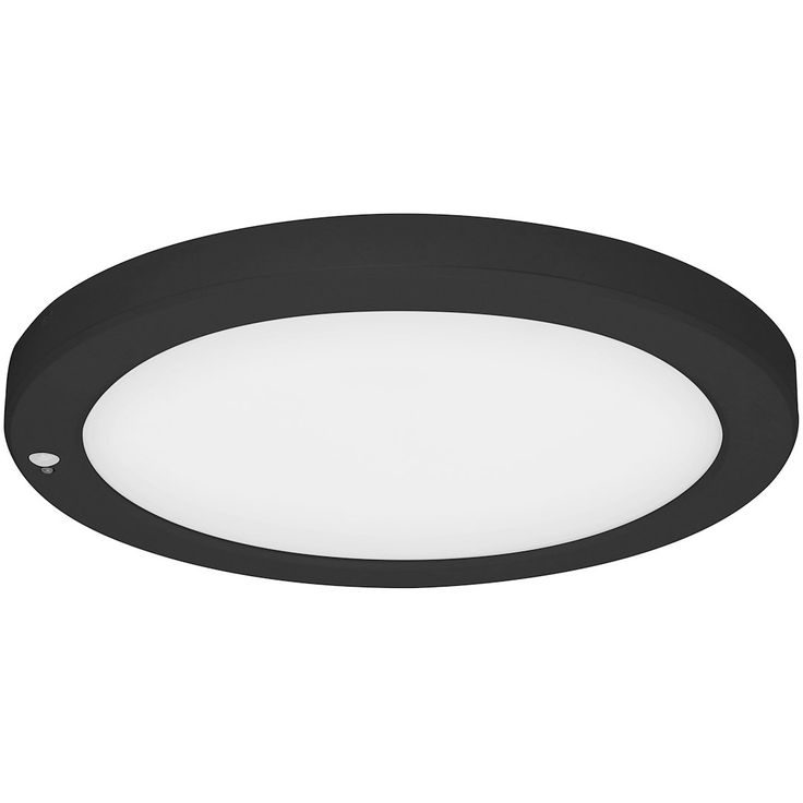 Valaisinkehys Malmbergs Edge PIR Ø33cm musta