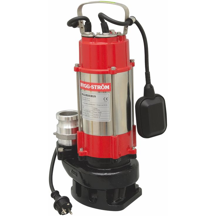 Tyhjennyspumppu Malmbergs 300l/min, 750W, rst