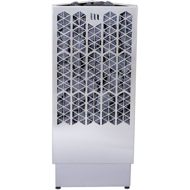 Sähkökiuas Mondex Aura E2, 9kW, 8-15m3, erillinen ohjaus, rst