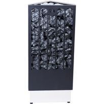 Sähkökiuas Mondex Aura E2, 9kW, 8-15m³, erillinen ohjaus, musta