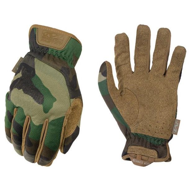Työhanskat Mechanix Wear FastFit® Woodland Camo, koko S