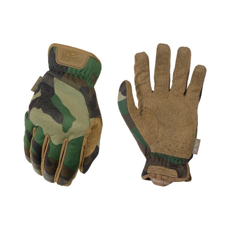 Työhanskat Mechanix Wear FastFit® Woodland Camo, koko S