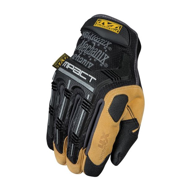 Työhanskat Mechanix Wear M-Pact 4X Black/Brown, koko M