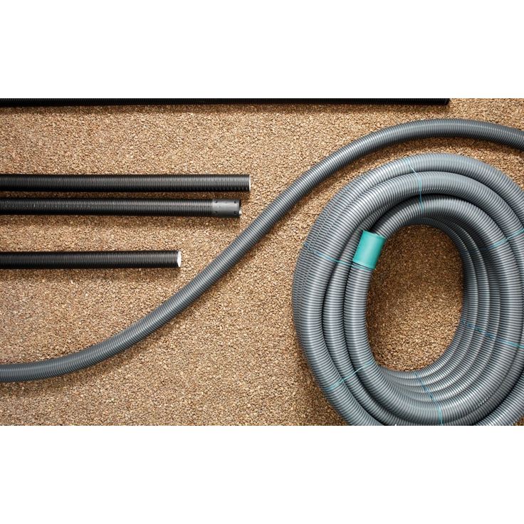 Sadevesiputki Meltex, 100/90mm x 50m, SN8, musta (AP100/90)