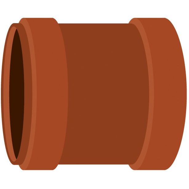 Kaksoismuhvi Meltex, NAL, Ø160 mm