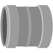Viemärin kaksoismuhvi Meltex, HT, Ø75 mm
