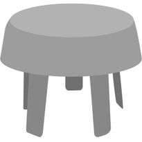 Ilmastusputken säätöventtiili Meltex, Ø75 mm, Merika 131, harmaa