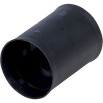 Jatkoholkki Meltex, Ø110 mm, musta, TEL-muhvi