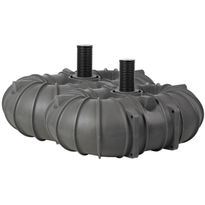 Lokasäiliö Meltex MX-Luja 2 x 5000 L, kytkettynä