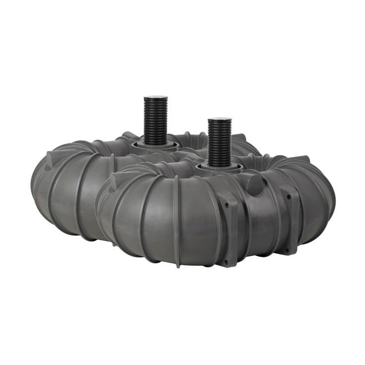 Lokasäiliö Meltex MX-Luja 2 x 5000 L, kytkettynä