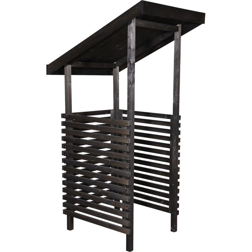 Jätekatos Miljöökoriste, 210x93x110cm, harmaa