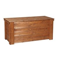 Säilytysarkku Miljöökoriste, 57x61x130cm, ruskea, Verkkokaupan poistotuote