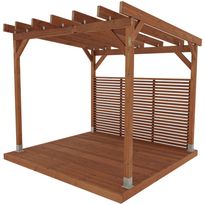 Pergola Miljöökoriste, ruskea, eri mittoja
