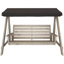 Pihakeinu Miljöökoriste, 3-istuttava, vaaleanharmaa