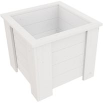 Kukkalaatikko Miljöökoriste 43x49x49cm, valkoinen