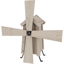 Tuulimylly Miljöökoriste, puuvalmis