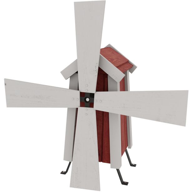 Tuulimylly Miljöökoriste, punavalkoinen