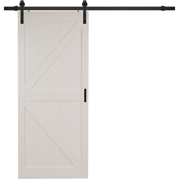 Liukuovi Mirror Line Ladon Ovi -valmispaketti, 1067 mm, valkoinen