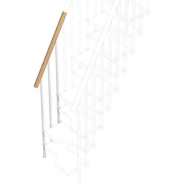 Käsijohde Rintal Mini -portaisiin, 3 askelmalle