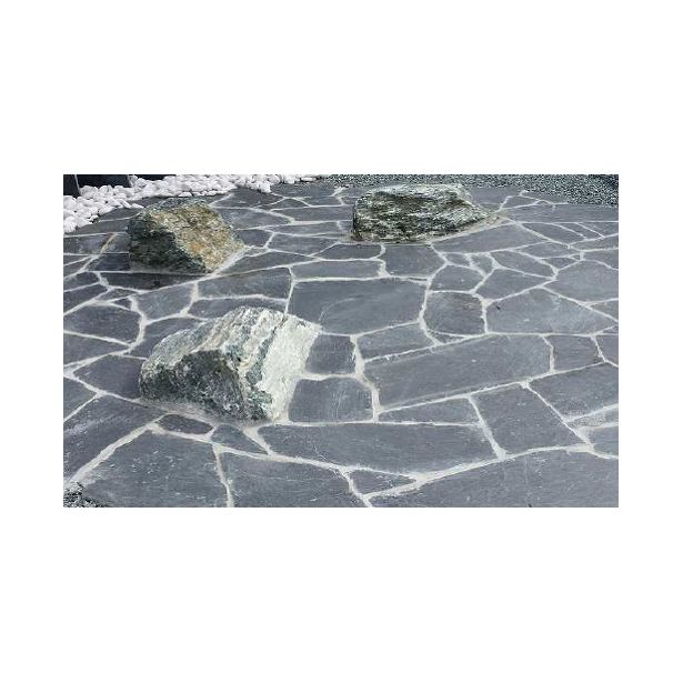 Liuskekivisetti Välimeren Tumma 2-4cm, Majakivi, 10m²