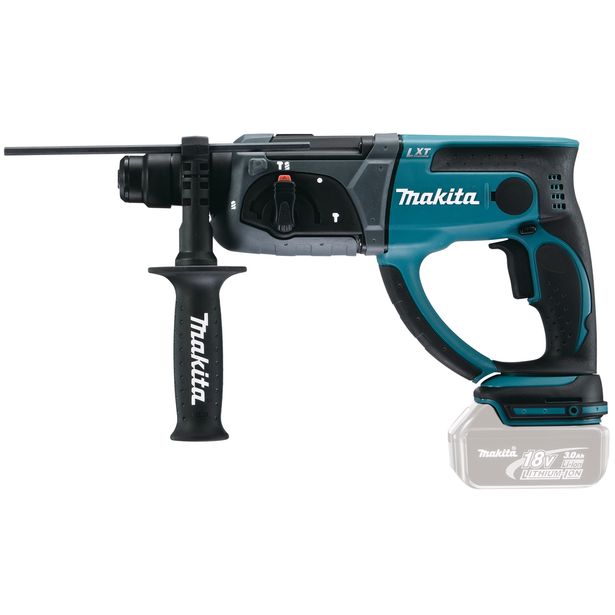 Akkuporavasara Makita LXT DHR202Z, SDS-Plus, 18V, ilman akkua