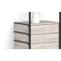 Säilytysjärjestelmän matalat laatikot Mirror Line Nivo, leveys 60cm, 2kpl/pkt